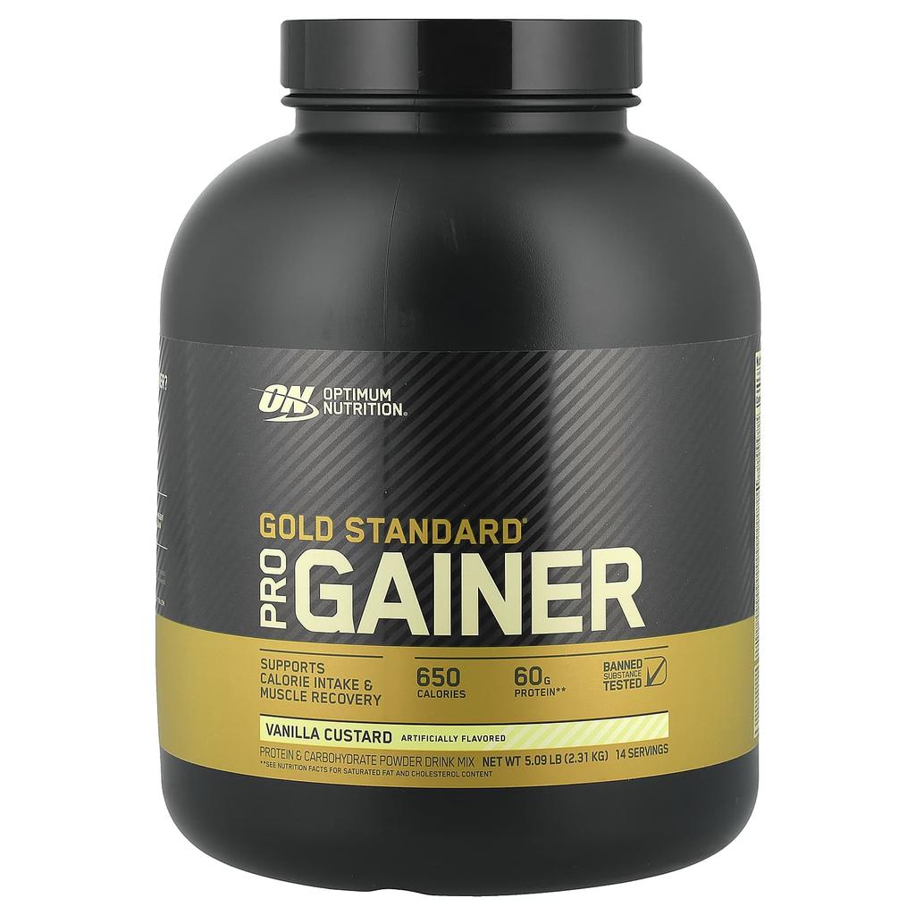 Gold Standard Pro Gainer, Vanilla Custard, 2.31Kg(5.09Lb)