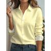 Women's Casual Shirt - Universal, Fashion, Simple, Slack, Basic, Long Sleeves