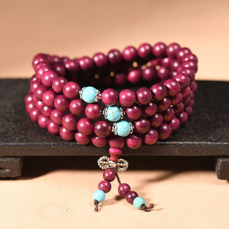 

Бразильский фиолетовый браслет 108 шт. Фиолетовый перилловый деревянный браслет Деревянный культурный артефакт Мужские и женские парные украшения Бусины Будды 08mm * 108 [spacer bead ordinary]]