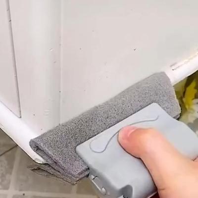 Creative Window Groove Cleaning Cloth Window Cleaning Brush Windows Slot Cleaner Brush Clean Window Slot Clean Tool