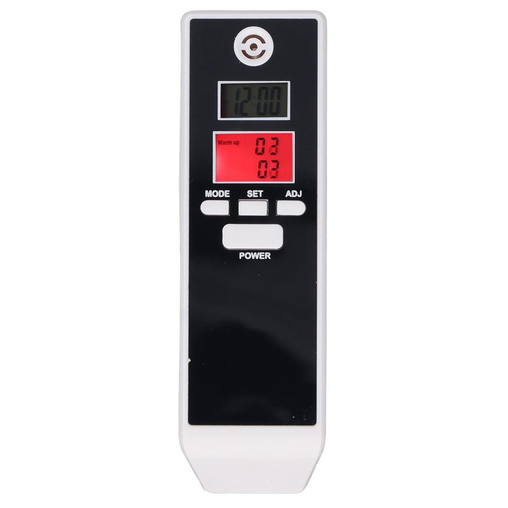Breath Tester Digital Drunk Meter Dual LCD Display with Audio Alarm for Safety Testing