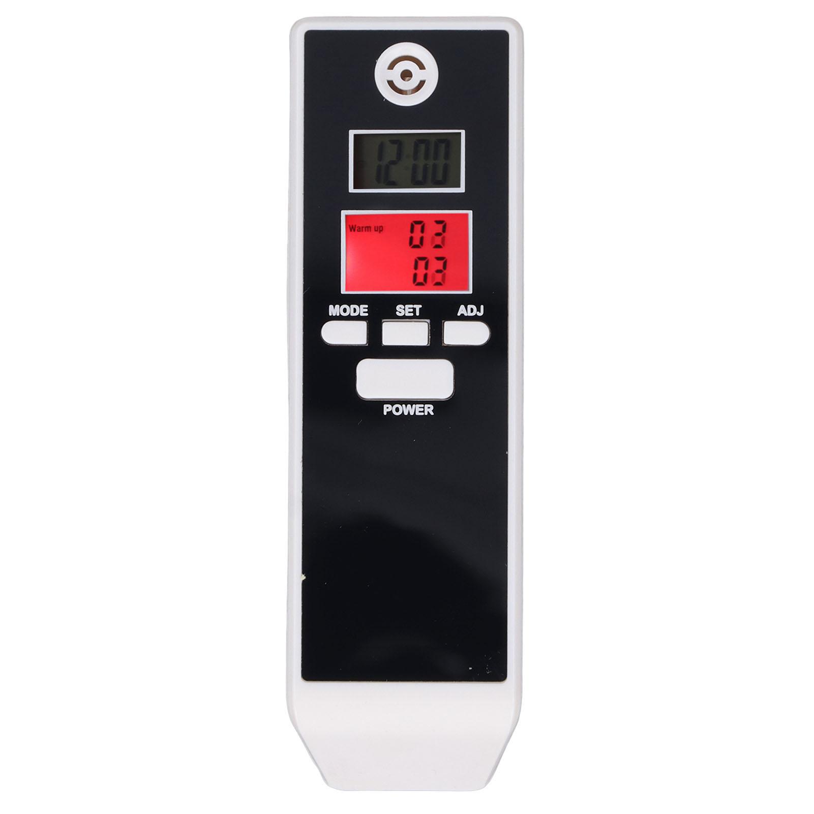 Breath Tester Digital Drunk Meter Dual LCD Display with Audio Alarm for Safety Testing ABS