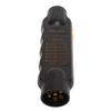 Trailer Socket Tester 7 Pin Electrical Tow Bar Wiring Circuit Light Test Tool for Truck RV Black Label