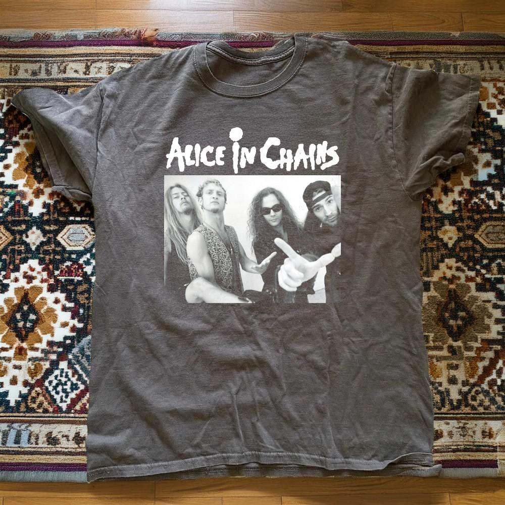 

Vintage Alice In Chains Music Band Unisex Charcoal TShirt Size S5XL Unisex T-Shirt S