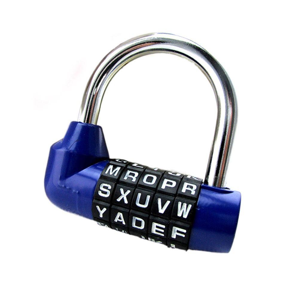 Security 5 Letter Combination Padlock Changeable Travel  Password Lock Code Password Lock  Toolbox