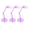 10PCS Action Figure Stand Plastic Translucent Doll Model Support Display Holder Base for 6 Inch