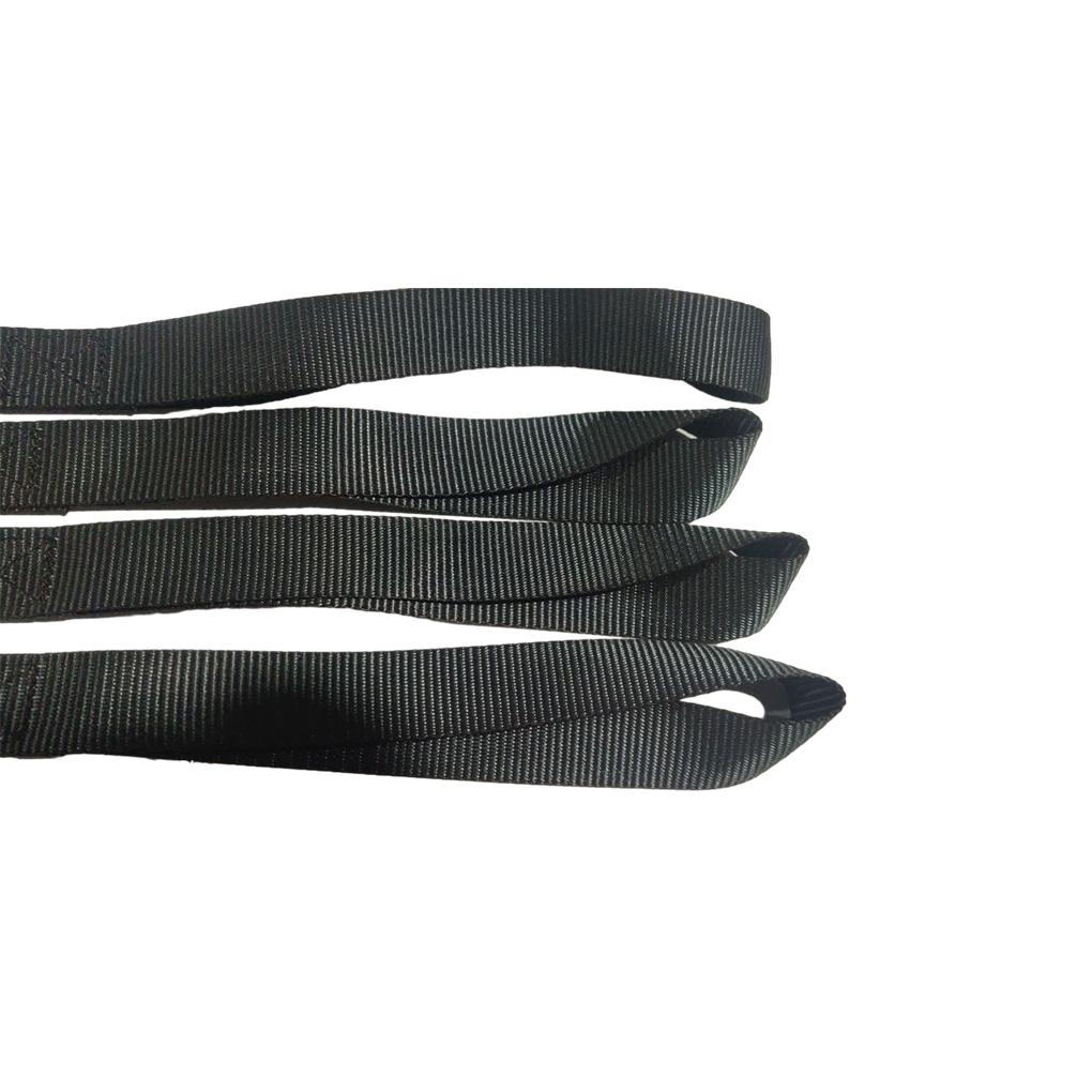 4pcs 18  Soft Loops Tie Down Straps 1900lb Heavy Duty 2500lb Workload for Motorcycle UTV ATV Snowmobile