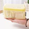 Casual Nylon Storage Pouch Hand-held With Zipper Cosmetic Bag Multipurpose Mesh Pouch Travel