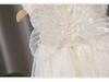 Girls' Fashionable Snow White Summer Dress with Fluffy Gauze and Wing Details