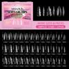240pcs Shell/Almond Shape False Nail Tips French Nail Nail Art Mold DIY Home Manicure