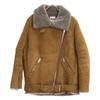 ACNE STUDIOS 12AW velocite Mouton Rider's Jacket Jacket 34 BrownUsed