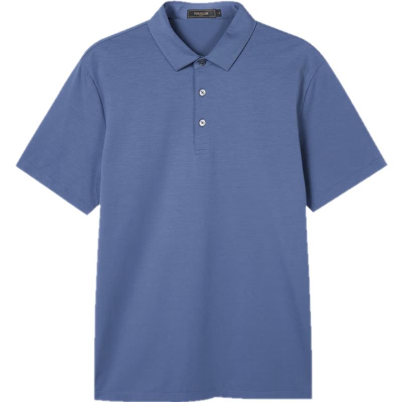 YOUNGOR Men's Business Casual Short-Sleeve T-Shirt