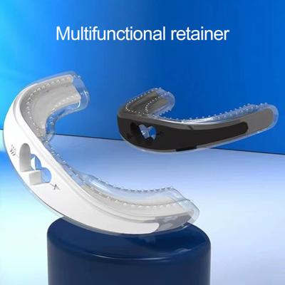 Dispositifs anti-ronflement Bretelles en silicone Aide ergonomique à la réduction des ronflements Améliore la respiration du flux d'air Garde dentaire anti-grincement Dispositifs anti-ronflement pour l'apnée du sommeil