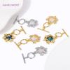 Multi Types Trendy 18K Gold Plated OT Clasps Toggle Clasps Connector For Bracelet Necklace Making DIY Jewelry Accessories
