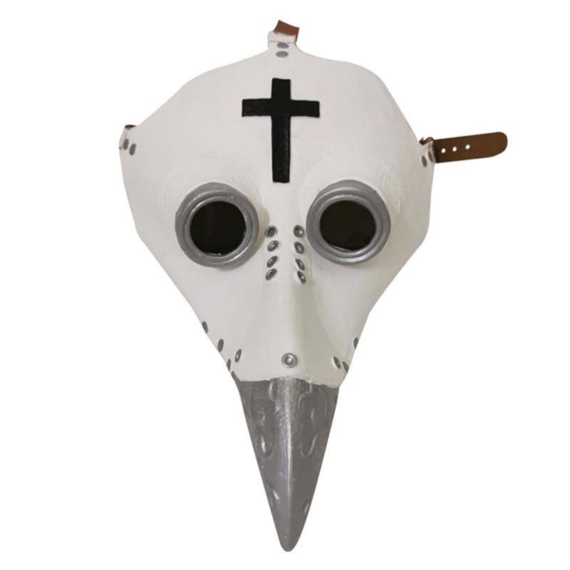 Pestdoktor Leder Schnabelmaske - Europäischer Halloween Punk Stil