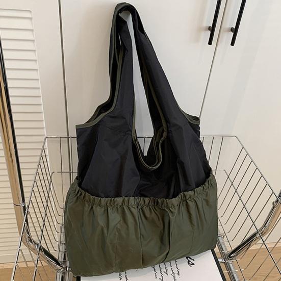 Faltbare Tasche Große Kapazität Faltbare Umhängetasche mit Reißverschluss und Innentasche Design Pendler-Tragetasche für den täglichen Gebrauch