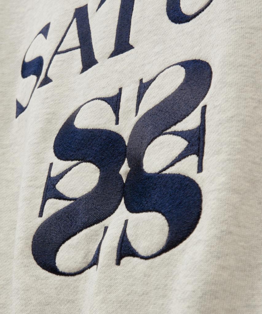 Seteo Classic Logo Sweatshirt Melange Ivory