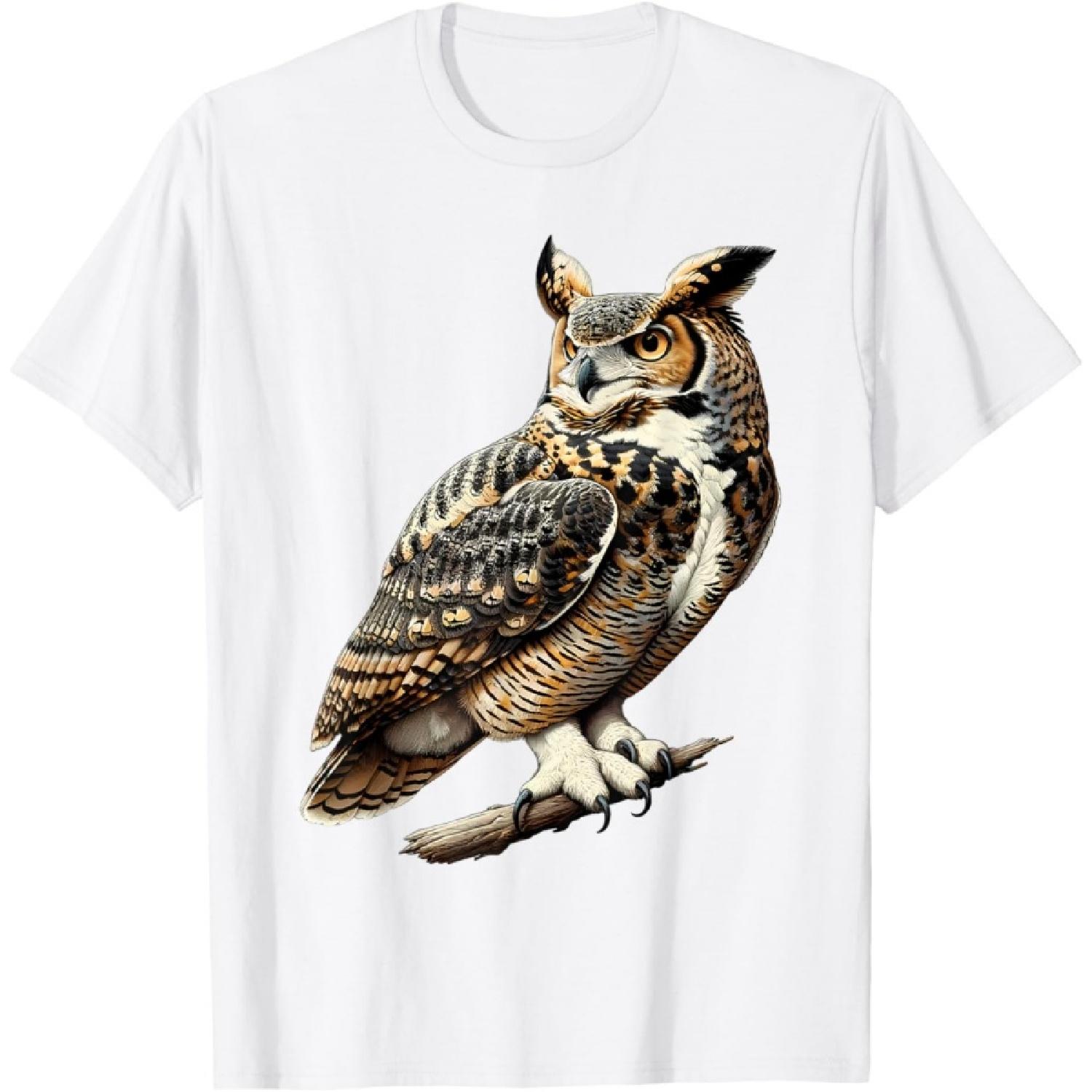 Great Horned Owl T-Shirt S