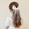 Flower Bow Hair Clip Lace Headwear Romantic Girl Hairpin  Wedding Season