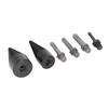 6 Pcs Wood Splitter Drill Bit 32mm 42mm Detachable Heavy Duty Splitting Cone Drill Bit with 4