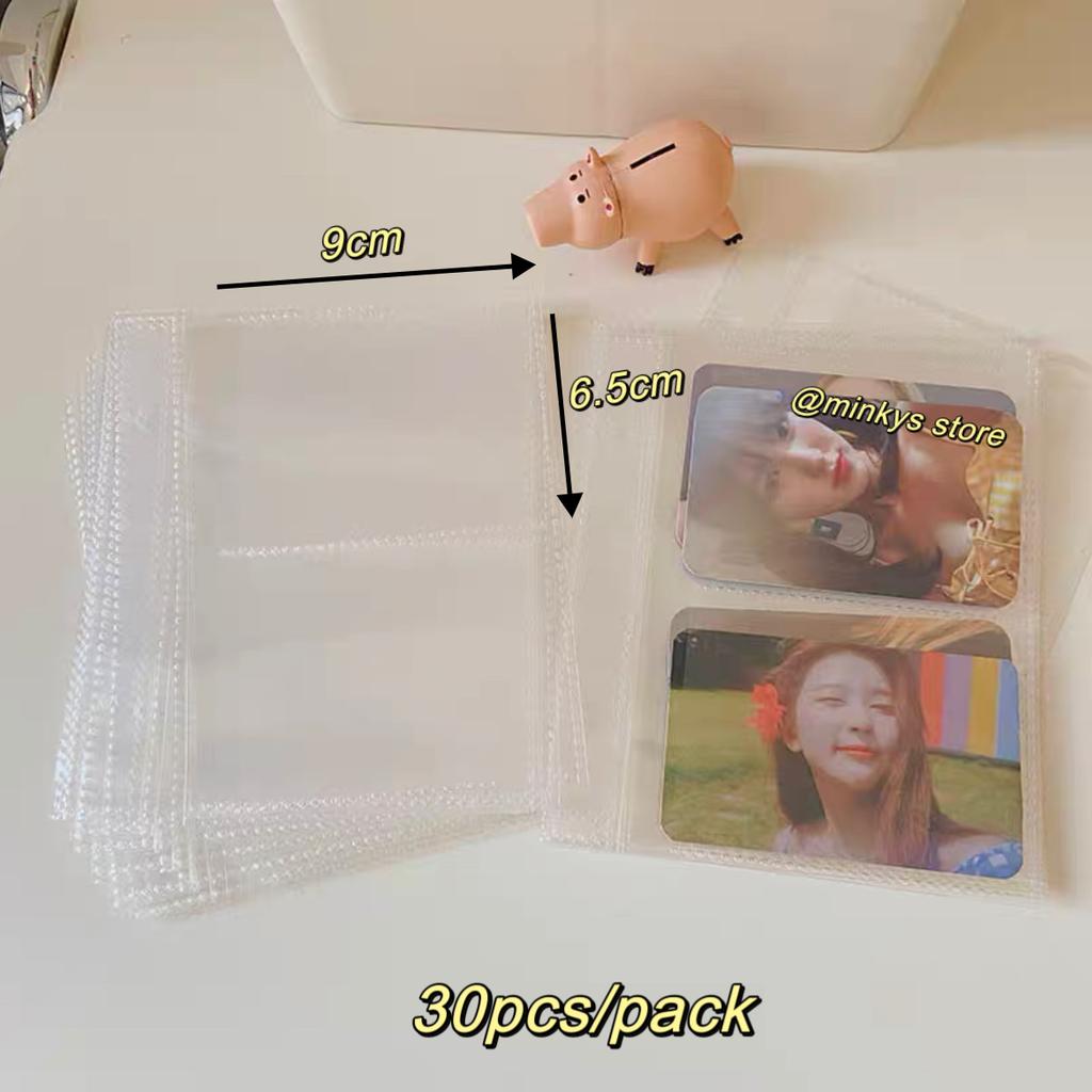 MINKYS Retro CD Kpop Photocards Collect Book Binder A7 Notebook Cover Diary Agenda Planner Stationery