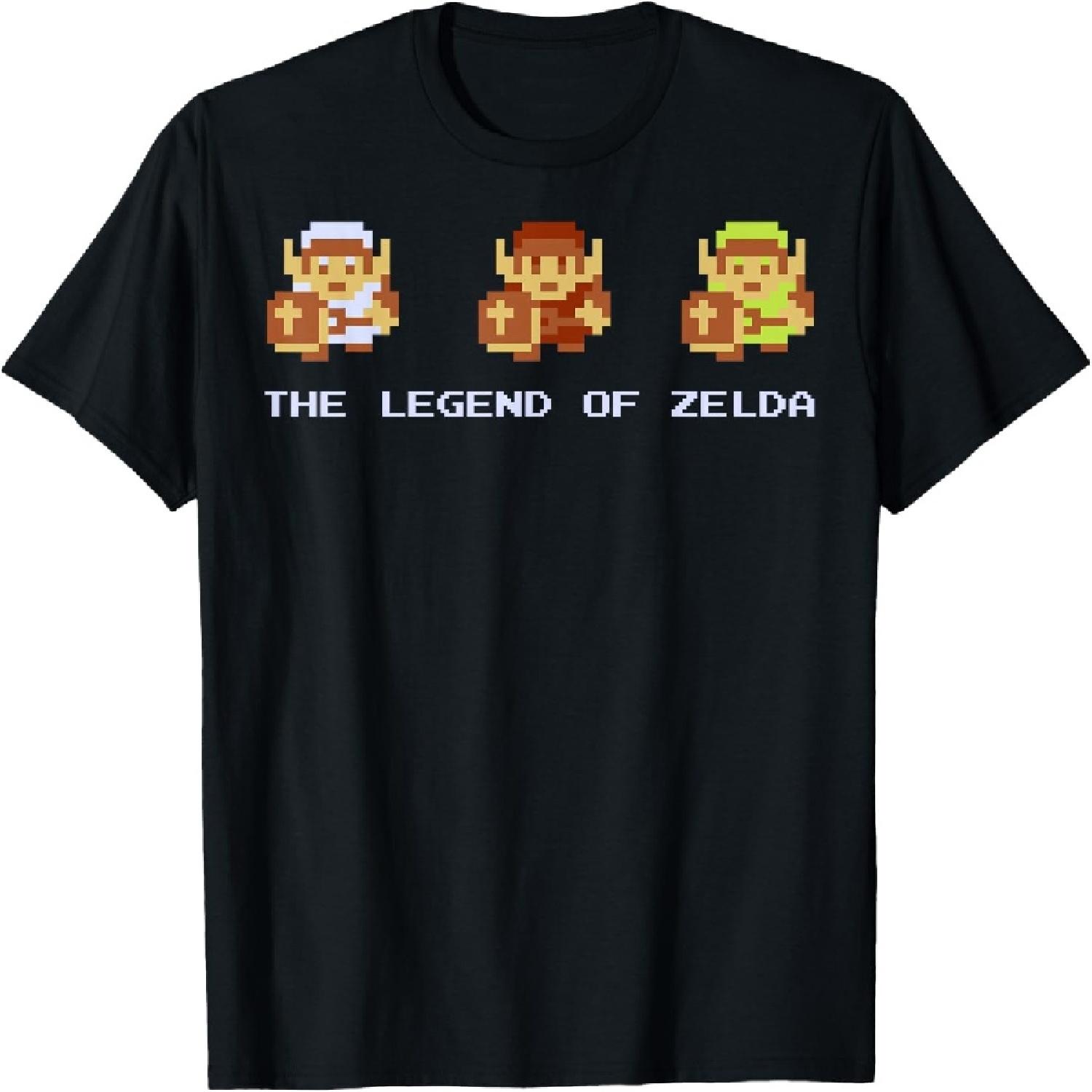 Nintendo Zelda Link 8-Bit Pixel Armor Graphic T-Shirt T-Shirt XXXXXL разноцветный