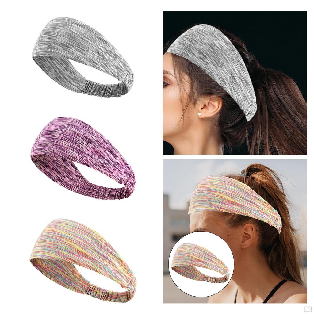 Fascia per Capelli Fitness Fascia Antisudore Portatile Palestra Domestica Larga Fascia per Capelli Forniture Yoga Fascia per Capelli Fascia per Capelli per