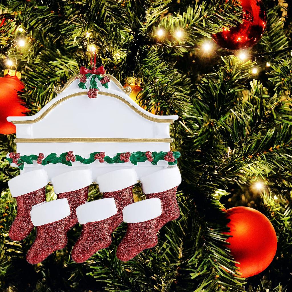 Christmas Ornaments Ornaments Red Socks Personalized Ornaments