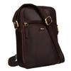 Herren Crossbody-Tasche aus glattem Echtleder - Peterson