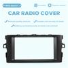 2Din Car Fascia For Toyota Auris 2006-2012 Stereo Fascias Panel Dash Mount Tallation Car DVD Frame Kit In-Dash