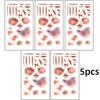 10/5pcs Bloody Wound Scar Stickers Halloween Makeup Temporary Tattoos Fake Zombie Body Art Stickers for Cosplay Parties Pranks