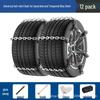 Universal Car Tire Anti-Skid Chains for Sedans, Pickups, SUVs, and Vans - Ideal for Snow and Off-road Conditions.