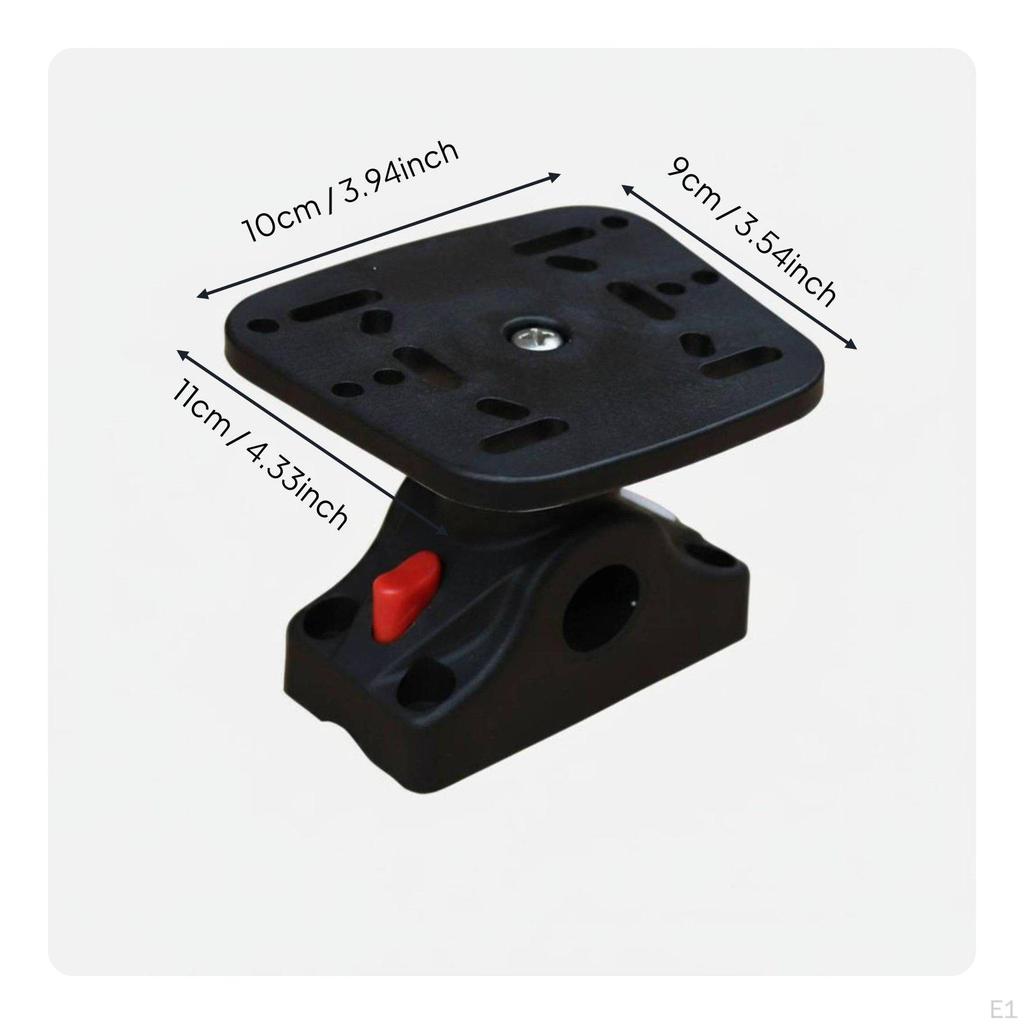 Degree Rotating Angling Display Mount Easy Installation Kayak Holder Stable Hold