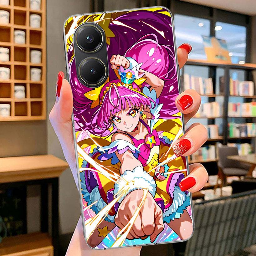 Pretty Cure Anime Phone Case For Xiaomi Poco F7 Ultra X7 X6 X5 Pro M7 Redmi 15C 15 13C 13 12C 12 10C 10 9A 9C 9T 9 Shell Poco F7
