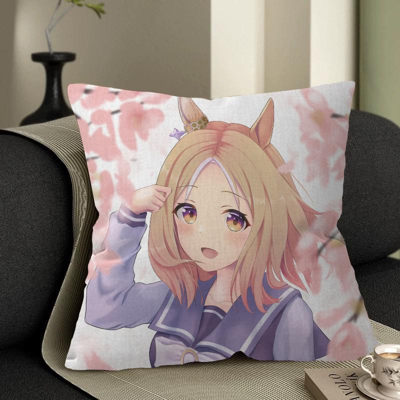 Uma Musume Pretty Derby Stitch Lucky Dragon pillow cover sofa cushion cover home room decoration children gift