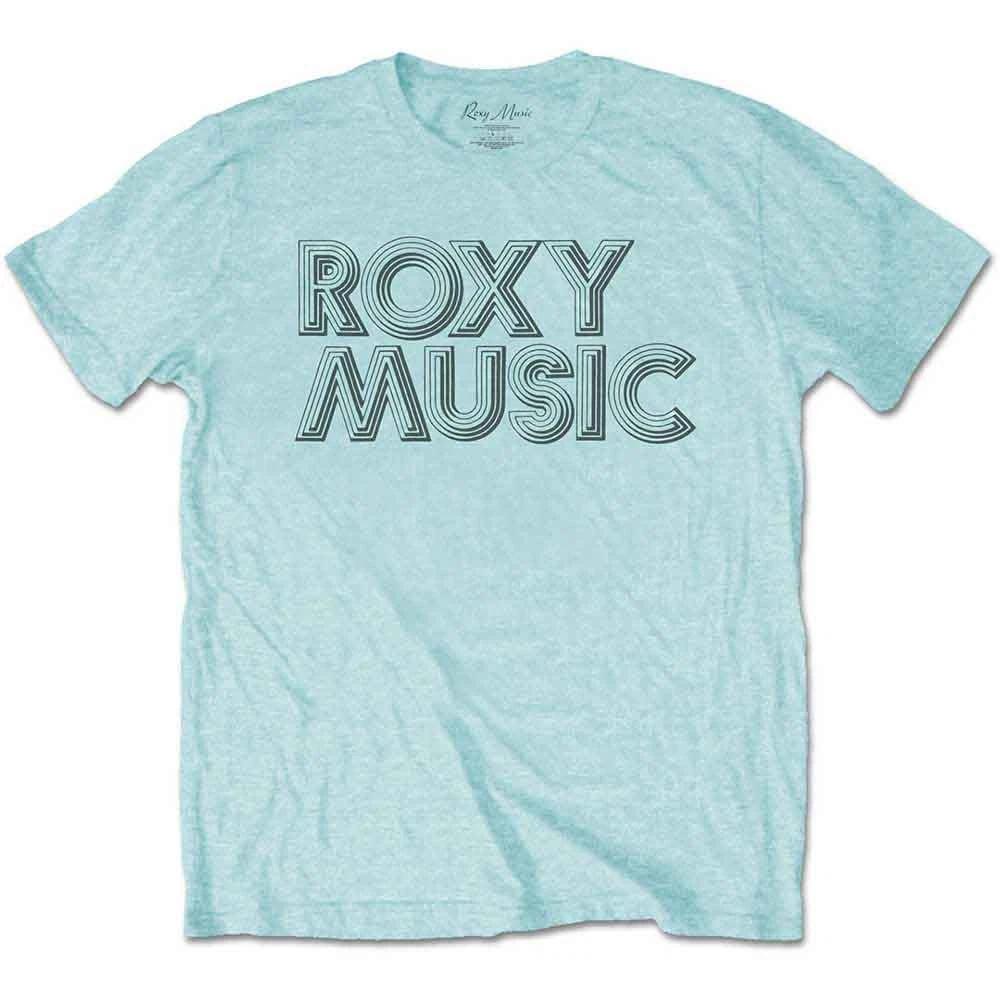 Roxy Music Disco Logo Официальная футболка мужская унисекс 4XL