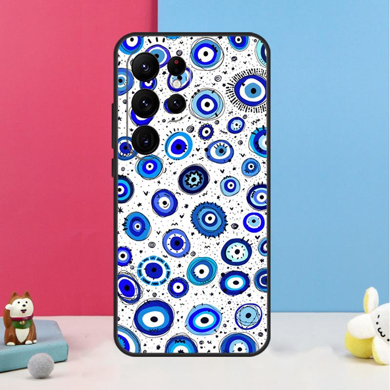 

Evil Eye Case For Samsung Galaxy S23 S24 Ultra S20 S21 FE Note 10 20 Ultra S8 S9 S10 S22 Plus Cover Galaxy S8