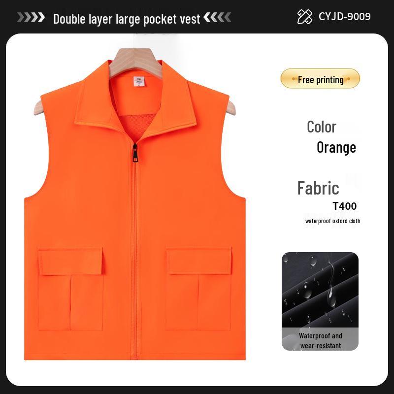 Customized Volunteer & Guide Vests with Logo for Supermarkets & Storage Activities