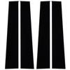 4pcs For 2009-2018 Dodge 2500 1500 Ram 3500 Posts Pillar Door Trim Cover Black