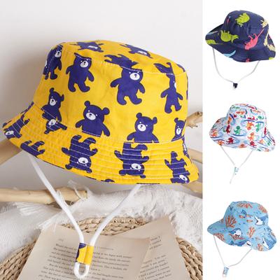 Kids UPF50+ Sun Hat Breathable Bucket Hat Summer Play Hat Fishing Hat