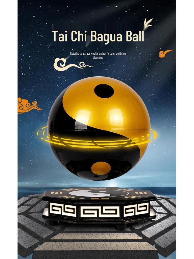 Magnetic Levitation Tai Chi Feng Shui Ball - Housewarming, Office, and Living Room Decor Ornament