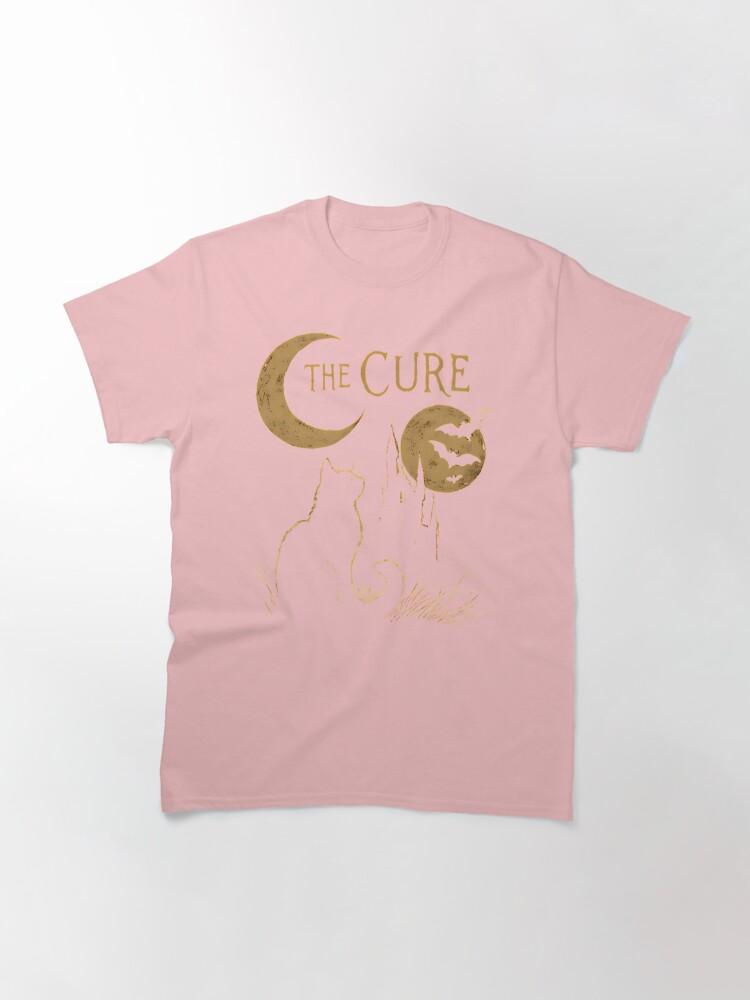 The Cure Gothic Cat And Moon The Cure Classic T-Shirt