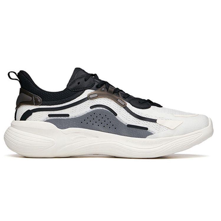 Anta Low Top Training Shoes Men Sneakers White Black 112127720-3