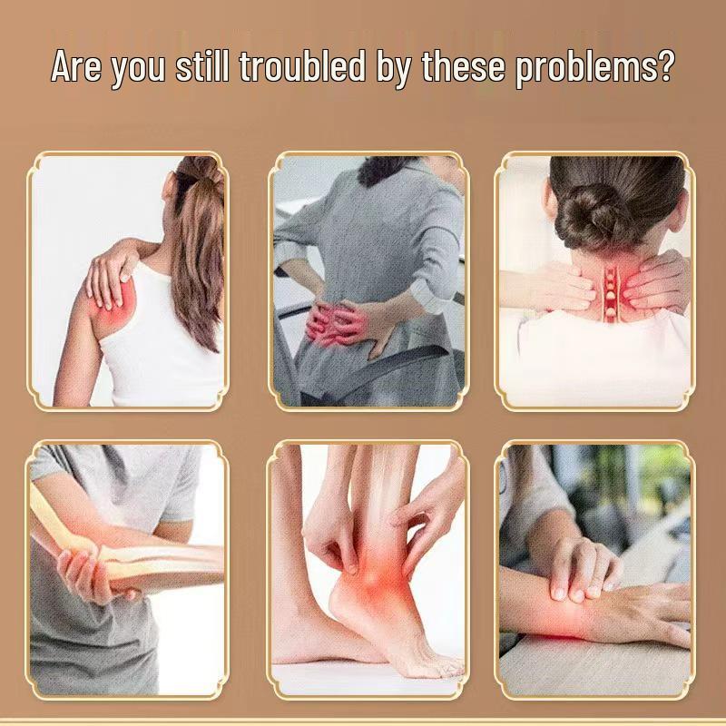 Five Elements Ginger & Mugwort Patch - Neck, Shoulder & Knee Warm Protector with Moxibustion Heating