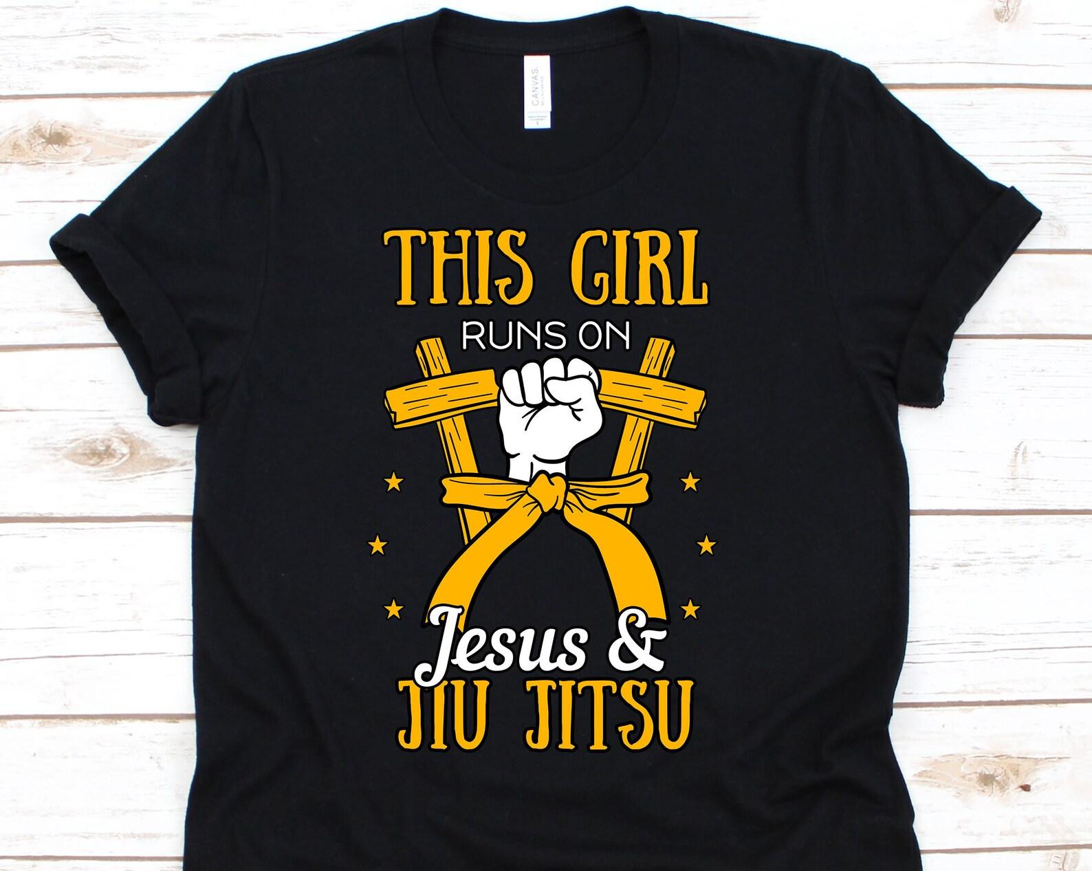 Jiu Jitsu Girl, Jiu Jitsu Lover Gift, Christians Gift , Jesus Christ, Christian T-shirt, Sleep, BJJ Shirt, Jiu Jitsu Tee 4XL