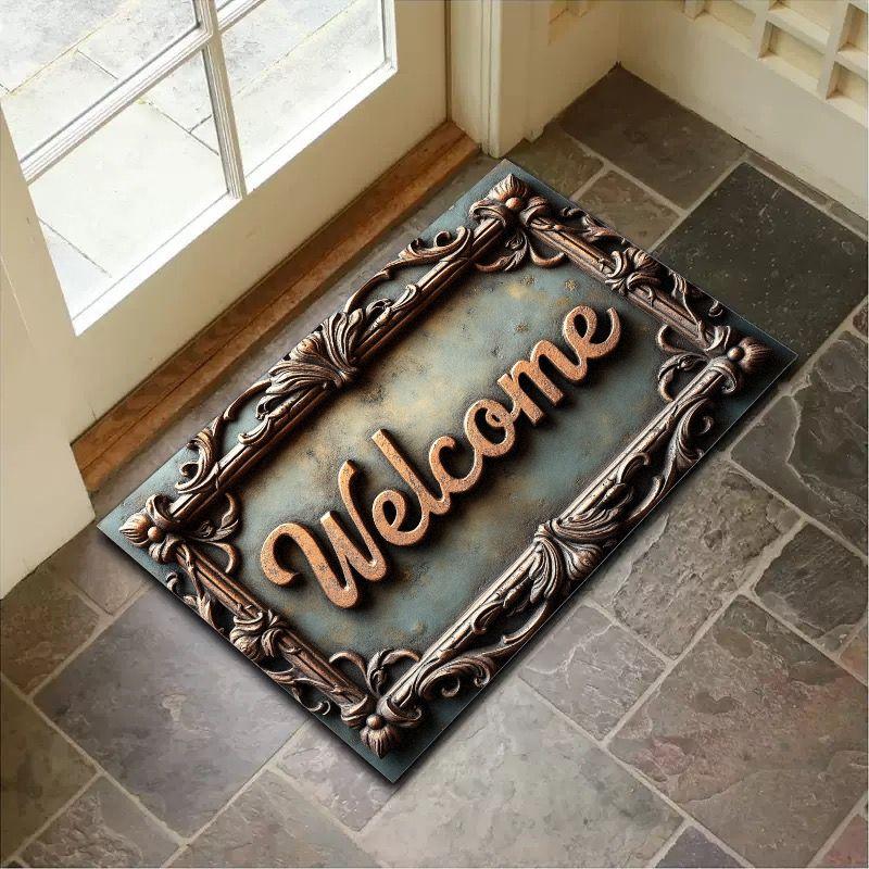 American Retro Carpets, Welcome Carpets, Home Decoration, Indoor And Outdoor Carpets, Bathroom Anti-Slip Carpets