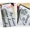 Live Laugh Love Wandaufkleber - Schönes Schmetterlingsblumen-Design Moderne Vinyl-Aufkleber Zitate für Heimdekoration Wohnzimmer