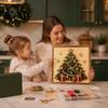 Beginner Friendly Faux Pearl Art Kit Xmas Painting Kit, Christmas 3D DIY Creative Winter Activities Holiday Craft Project for Adults, Festive