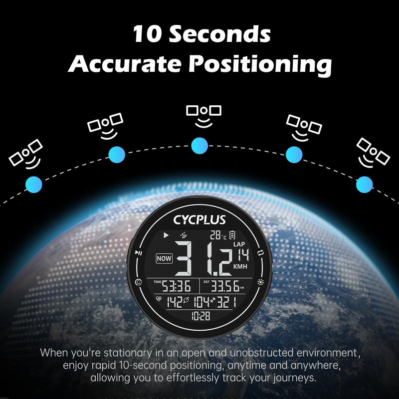 CYCPLUS M2 Cycling Bicycle Accessories GPS Bicycle Computer Wireless ANT+ Bluetooth Waterproof Speedometer Bike Cyclocomputer