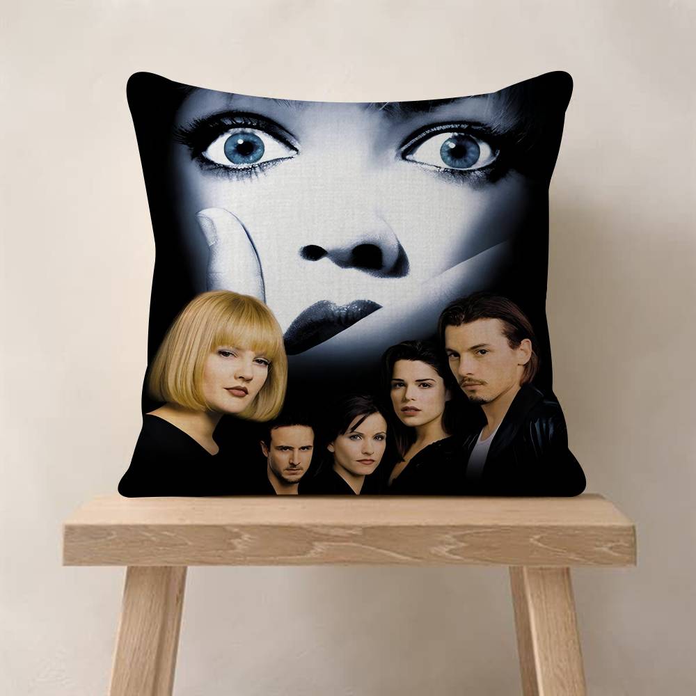 Horror Movie Scream Pillow Cover For Bedroom Room And Living Room Sofa Decorative Cushion Cover